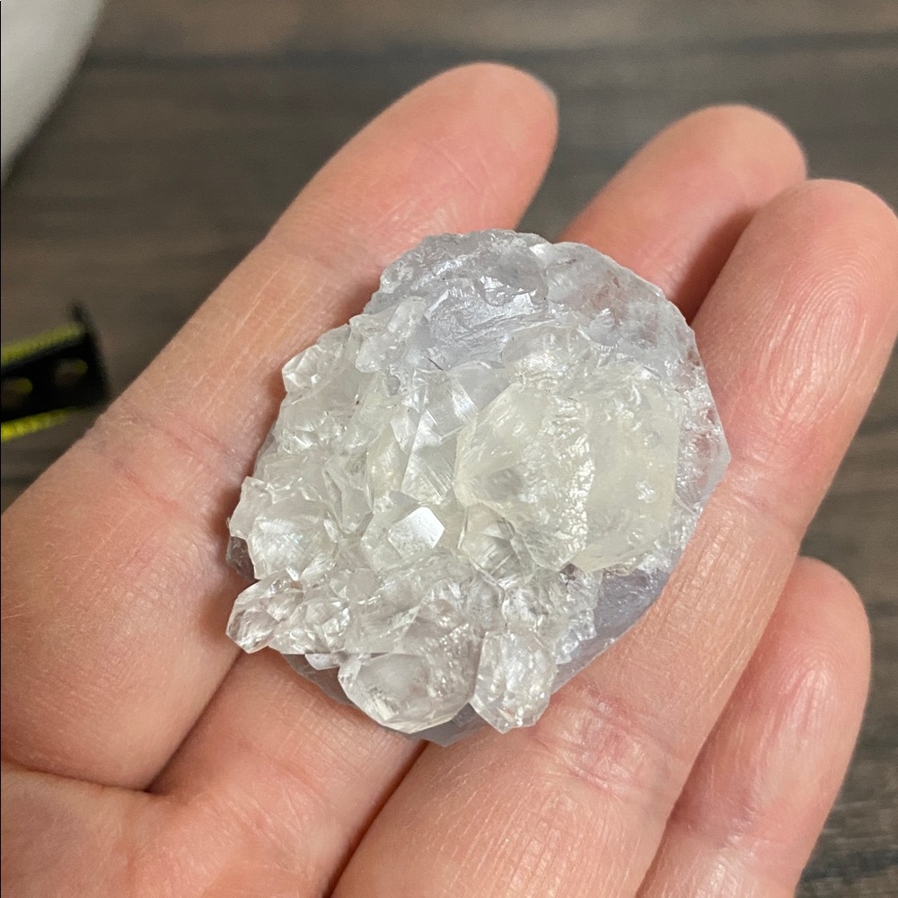 Raw Calcite Statement Ring | Natural Crystal Clus… - image 3